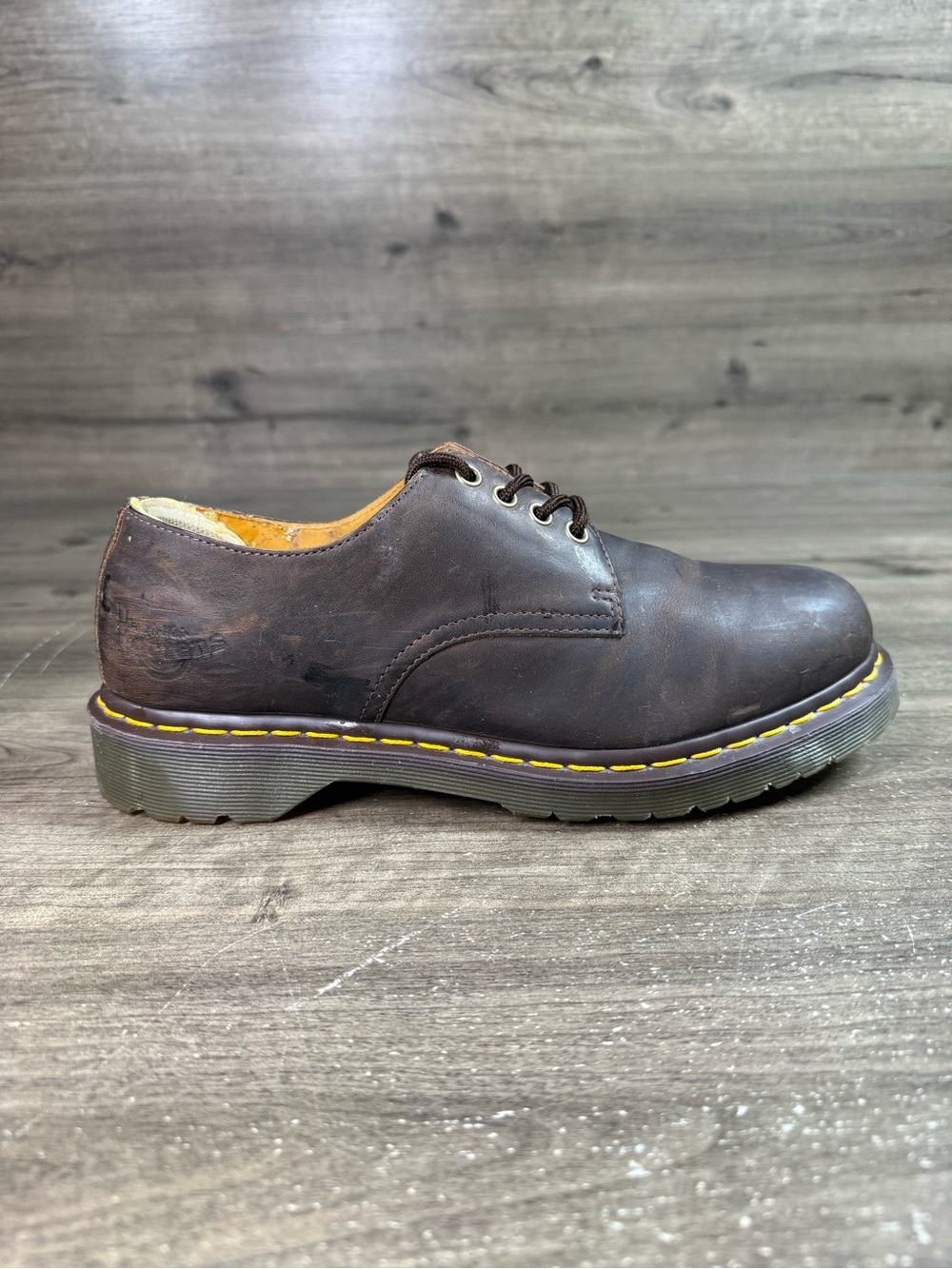 Dr. Martens Stanton Brown Leather 3 Eye Oxford Shoes Men’s US 9 AirWair Casual